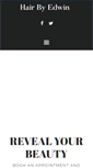 Mobile Screenshot of hairbyedwin.com